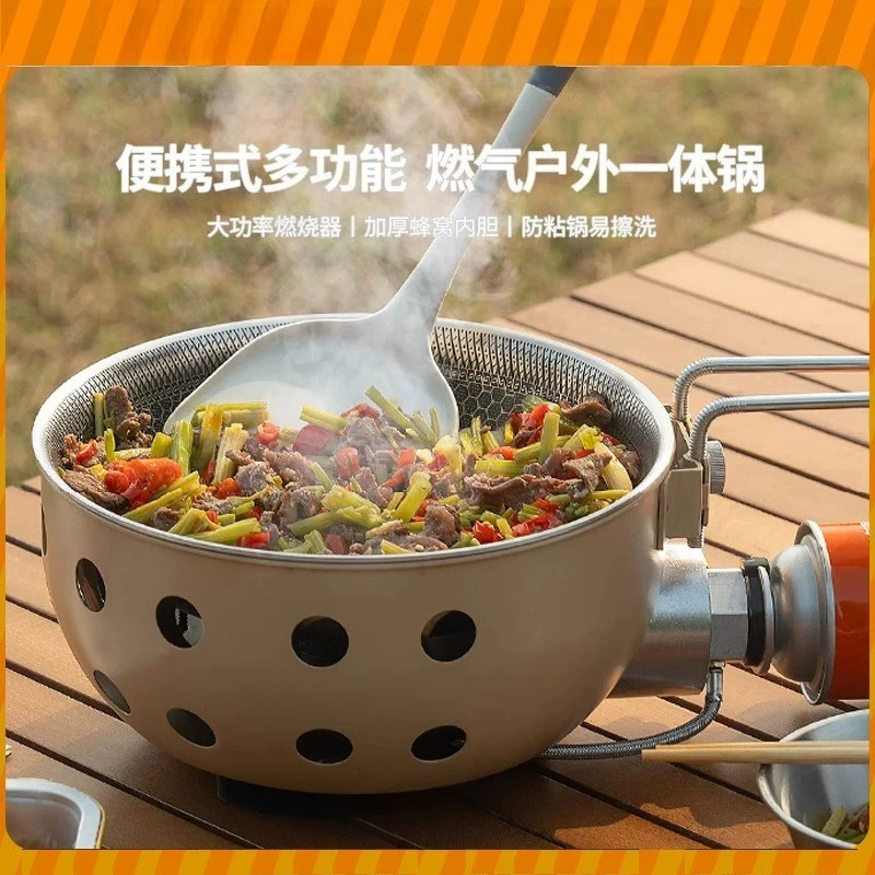 Home Cooking Fried Rice - Draagbare cassettekooktoestel voor buiten, gasfornuis met