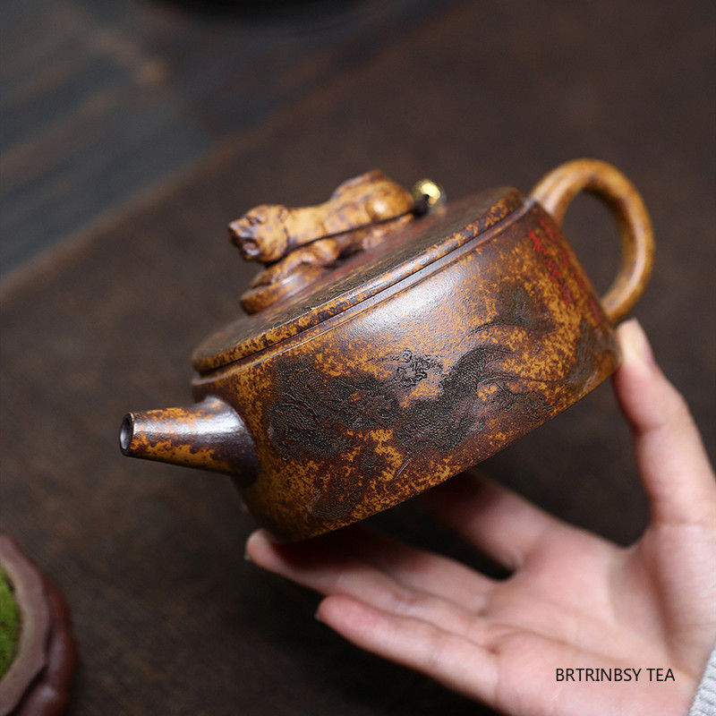 Tagine Clay Pot - Chinese Yixing Paarse Klei Theepot Handgemaakte