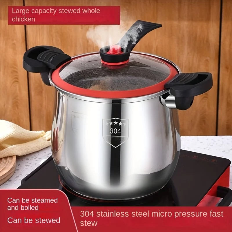 Snelkookpan van roestvrij staa - Home Cooking Fast Foods recensie en prijs