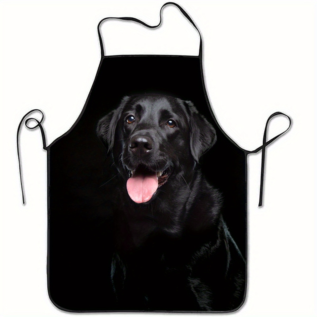 1 zwarte schort met labrador-h - Home Cooking Dog Food recensie en prijs