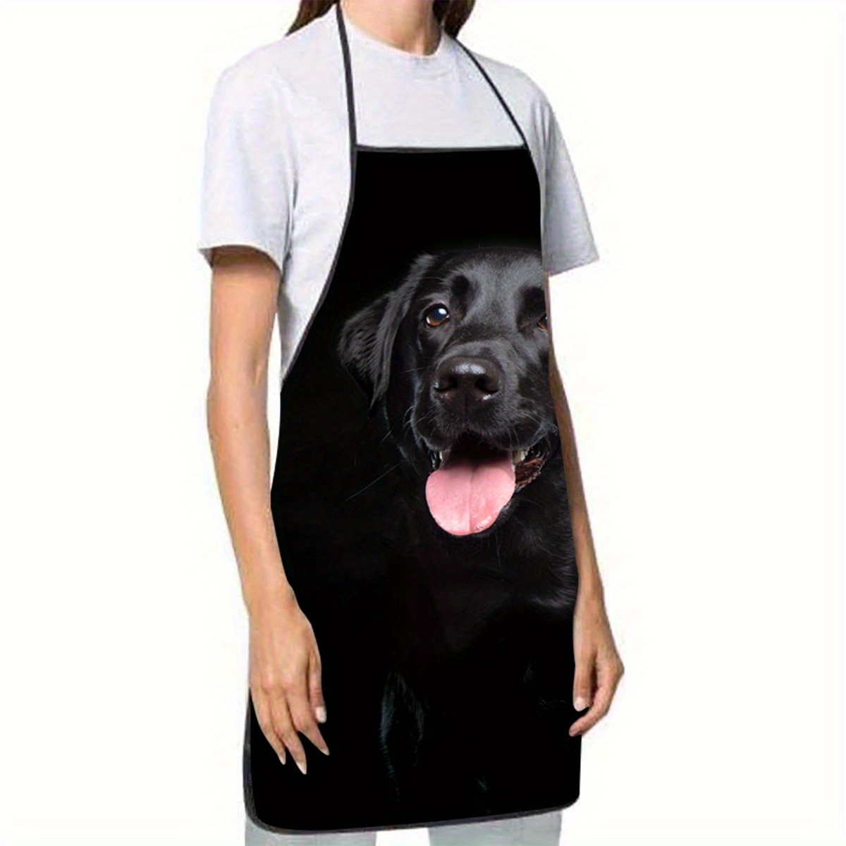 1 zwarte schort met labrador-h - Home Cooking Dog Food recensie en prijs