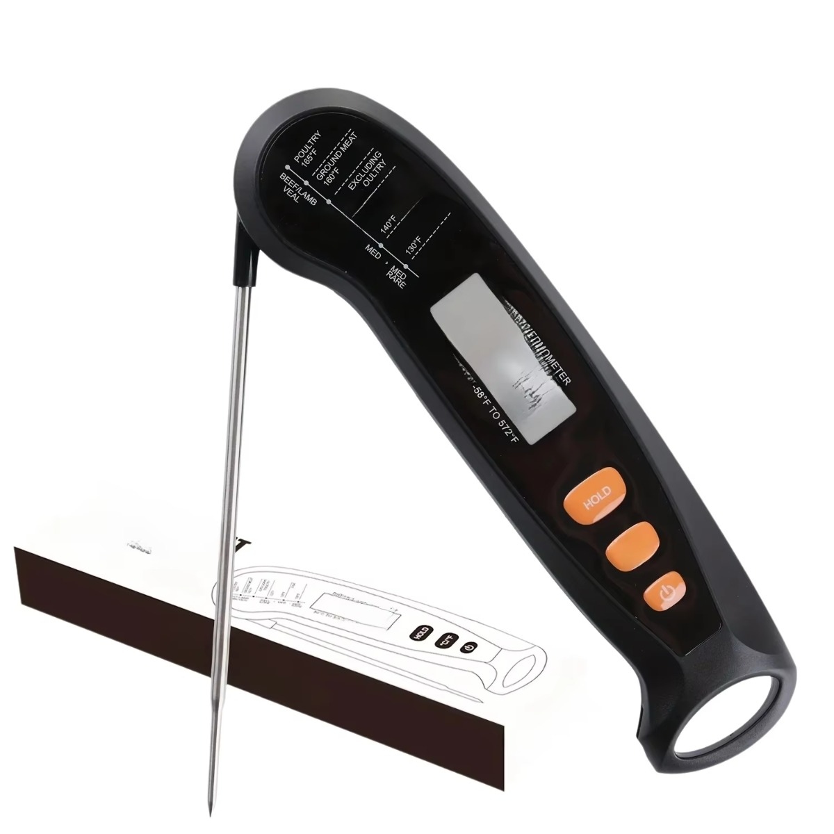 Digitale keukenthermometer, sn - Home Cooking Fast Foods recensie en prijs