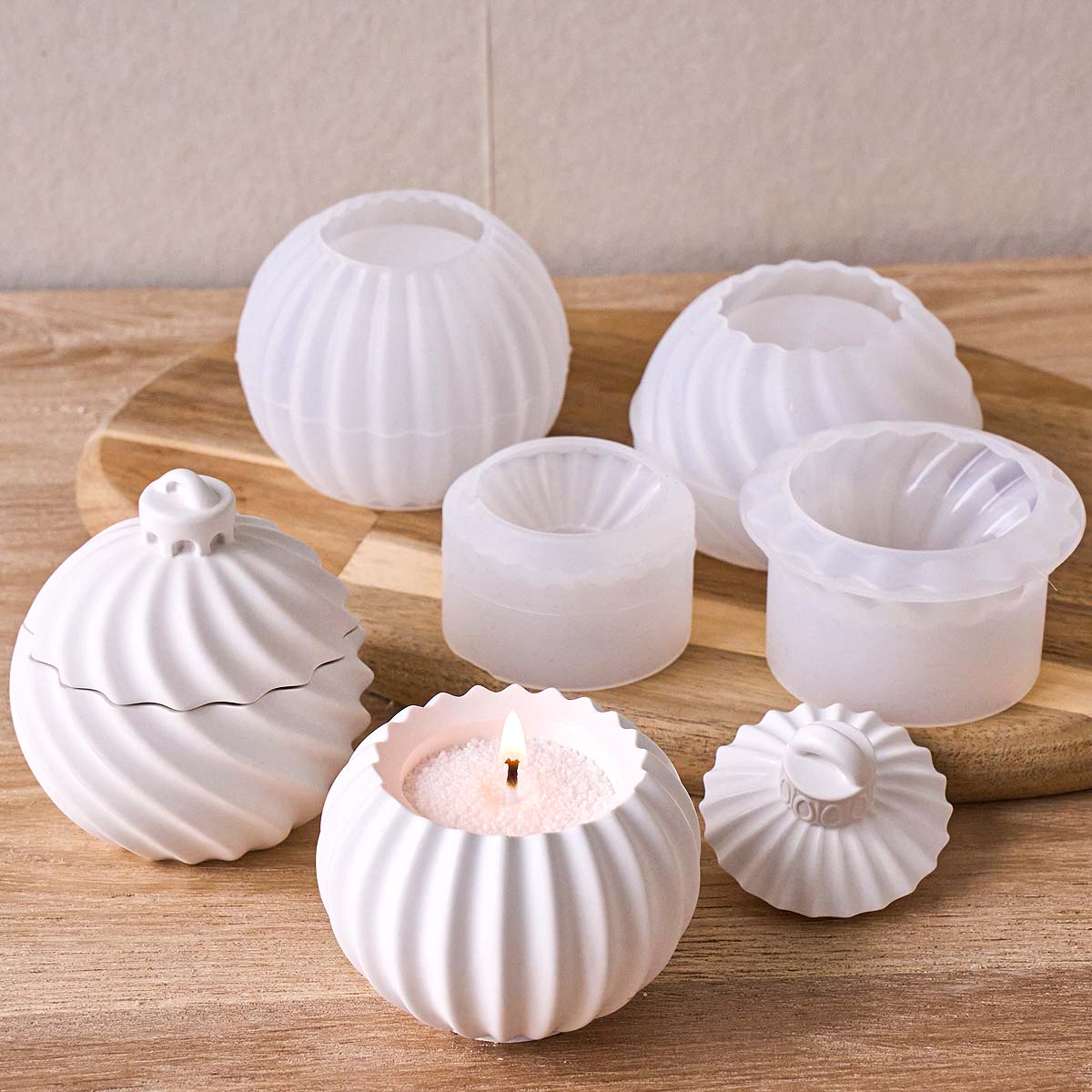 Diagonaal gestreepte kaarsenpo - Idli Steamer Mold recensie en prijs